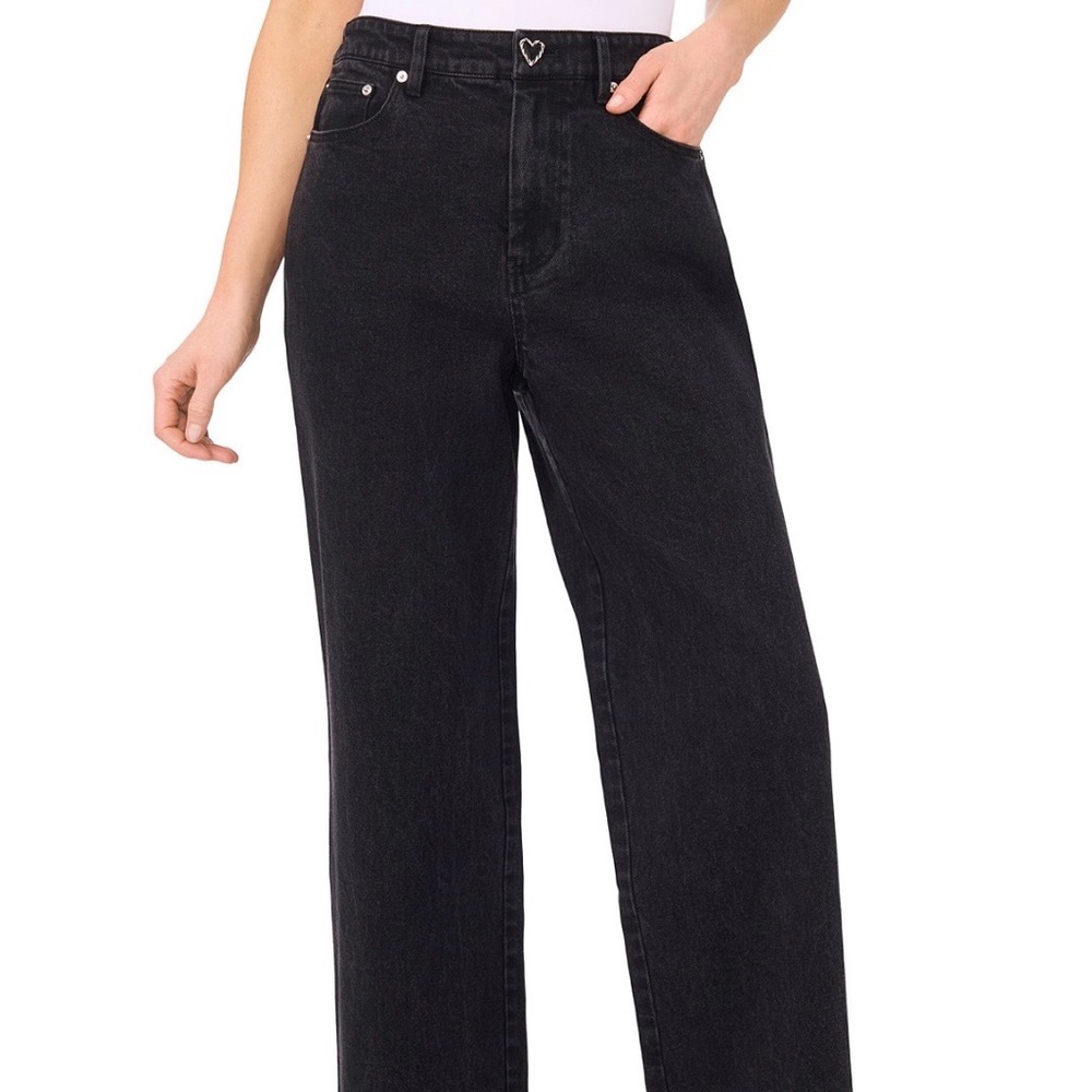 CeCe Black Wide Leg Jeans